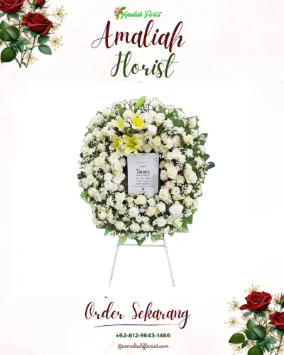Krans Bunga Duka Cita di Tepusen