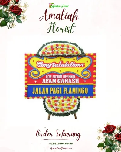 Bunga Papan Congratulation di Tepusen